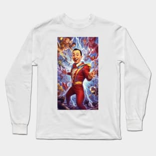 Pee Wee Herman art Long Sleeve T-Shirt